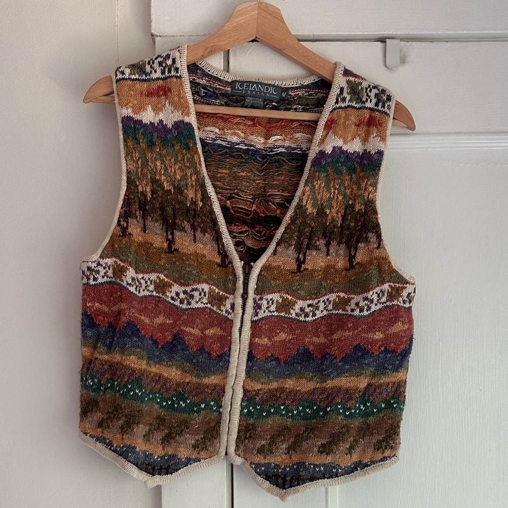 Vintage knit vest